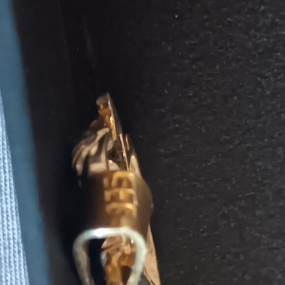 Vintage Sterling silver and gold Lion head pendant - Picture 5 of 7